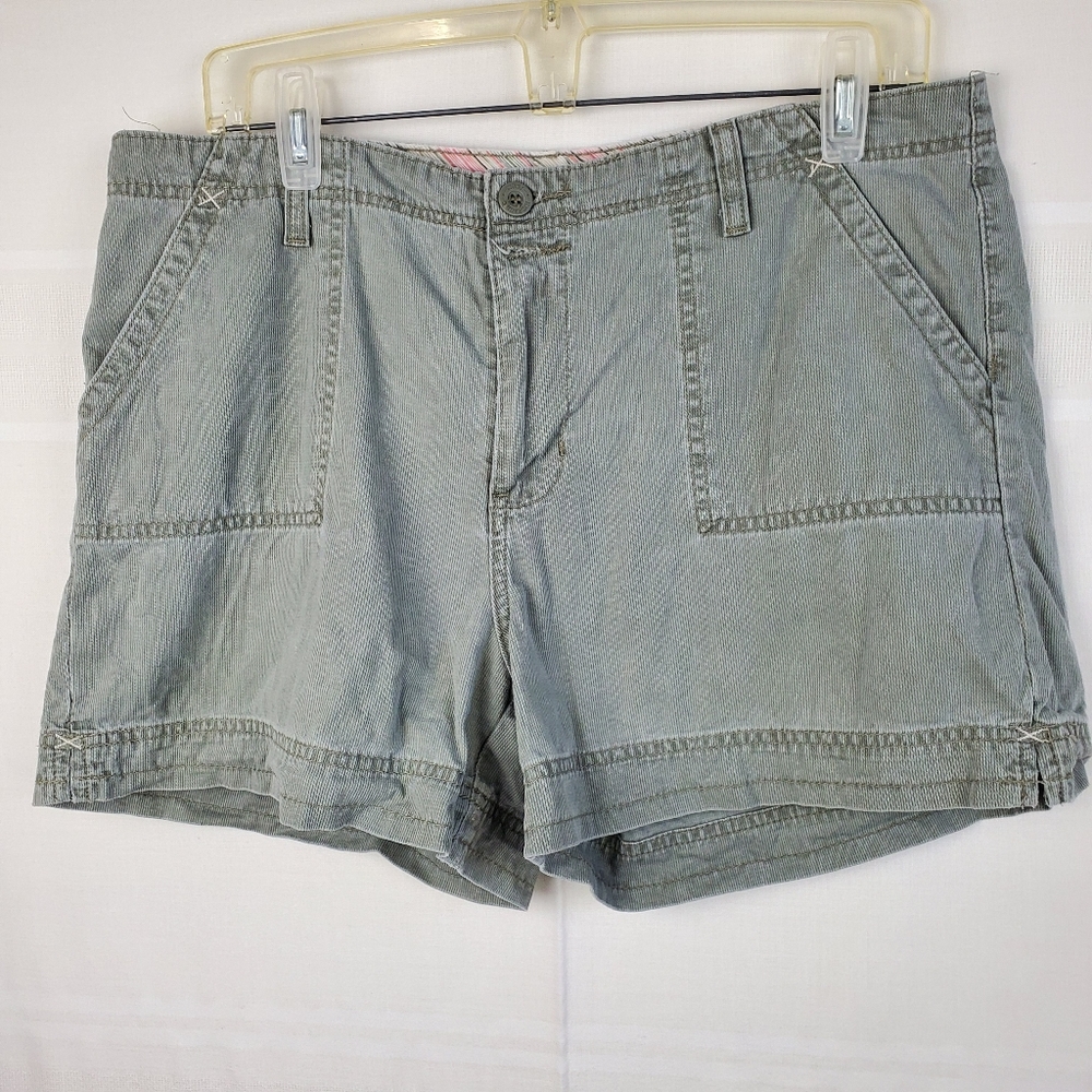 Vintage Hydraulic faded green shorts in size 13/14